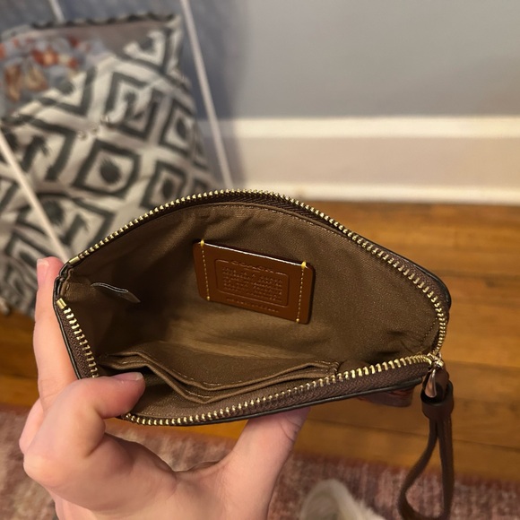 Coach Halloween Pumpkin Wristlet - Picture 2 of 2